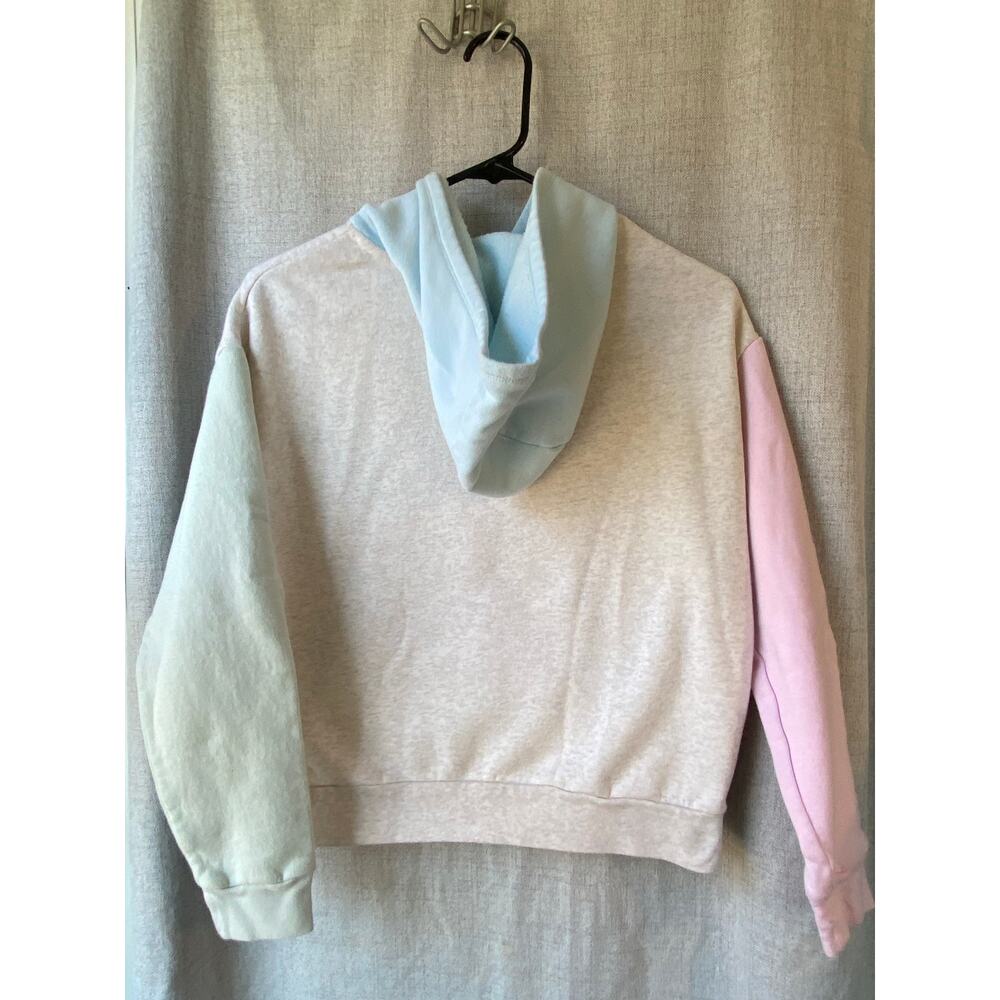 Adidas Kids’ Pastel Colorblock Hoodie - Size 14 - Picture 4 of 5